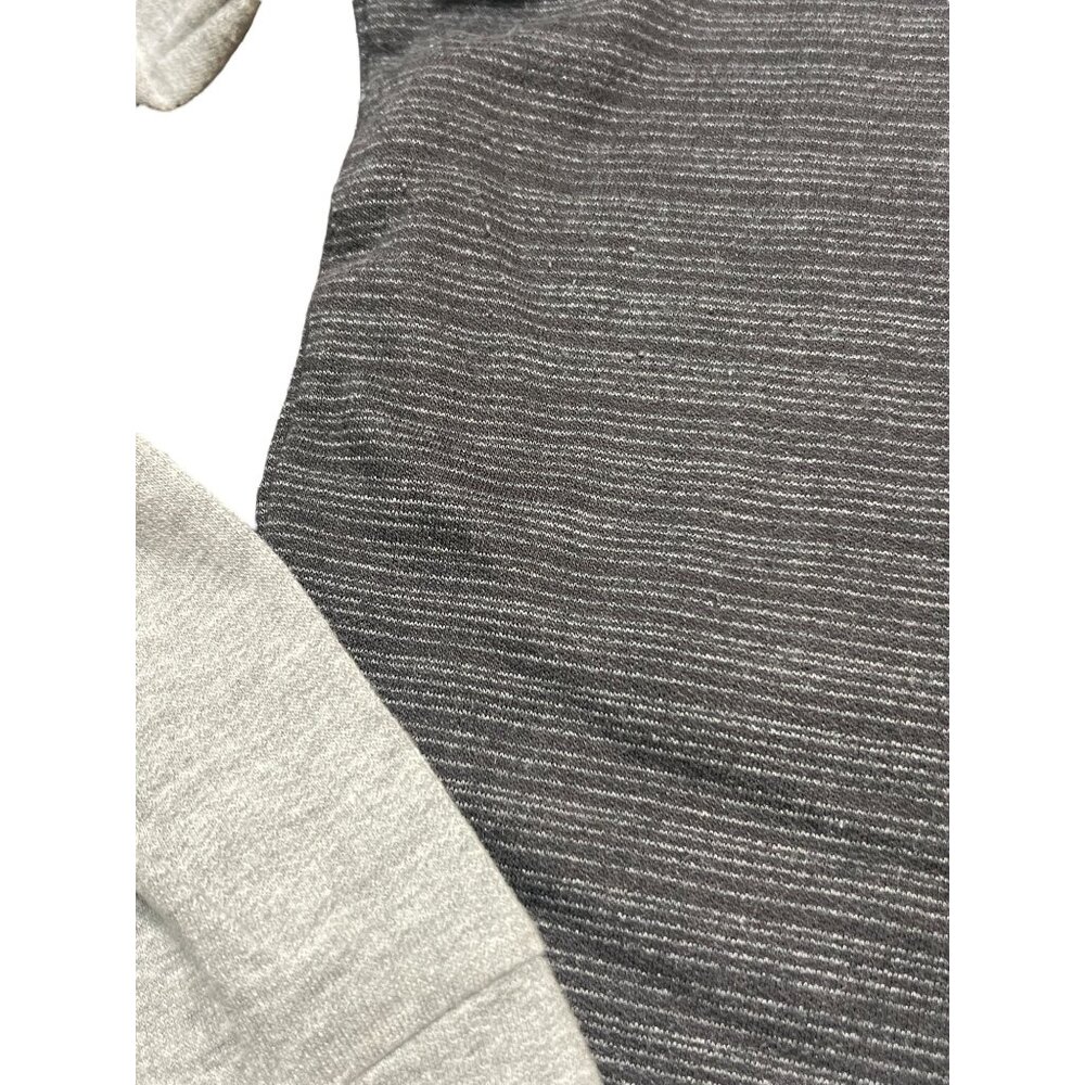 NFL Team Carolina Panthers Women Sweatshirt Lightweight Dark Light Gray Sz L - Picture 2 of 5